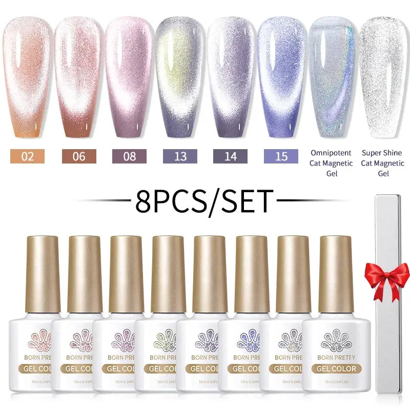Magnetic Moonlight Gel Nail Polish/8 Colours - NailSala