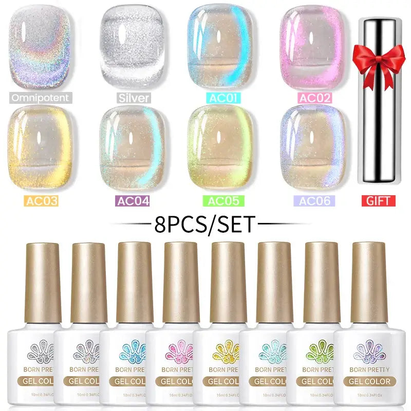 Magnetic Moonlight Gel Nail Polish/8 Colours - NailSala