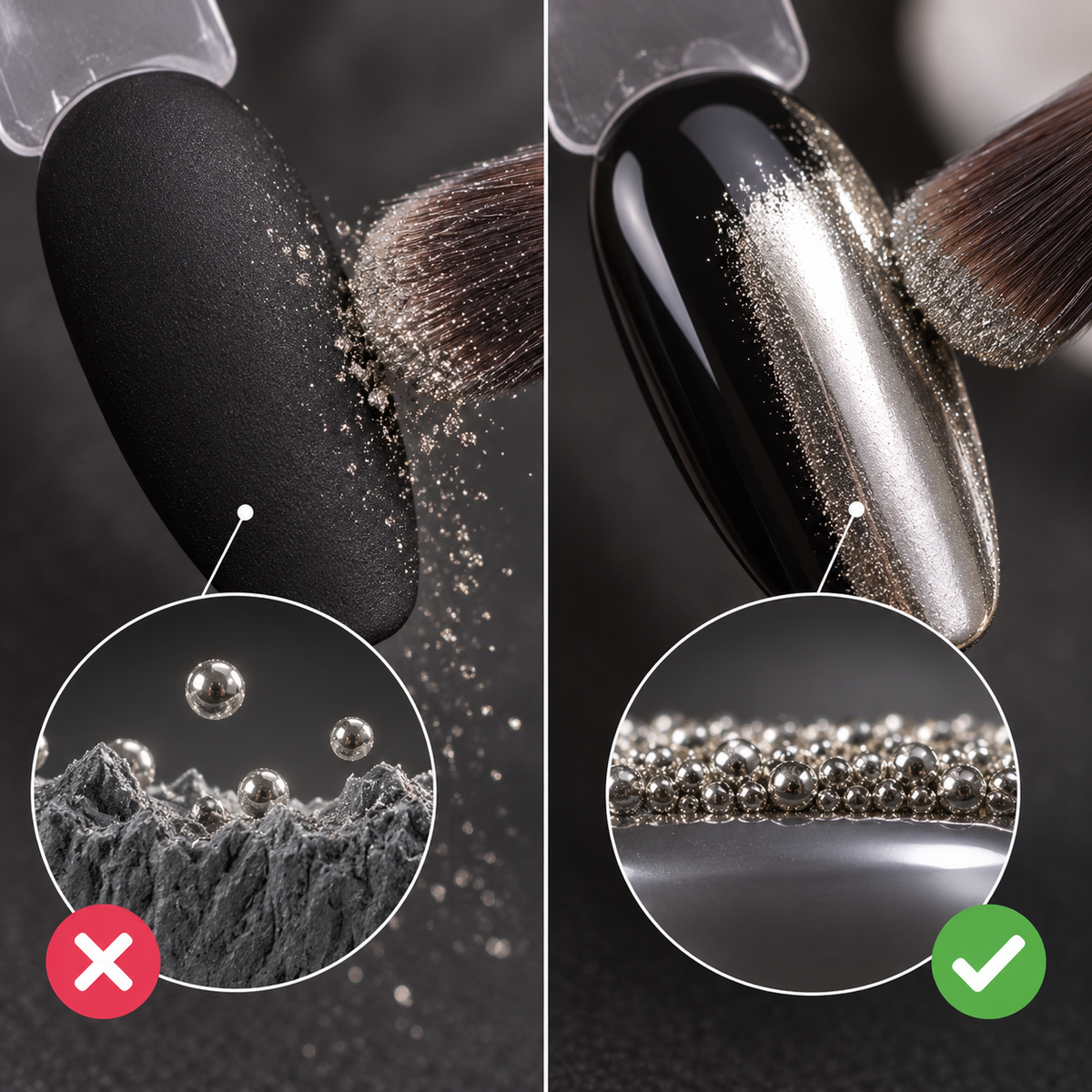 Matte vs No-Wipe Top Coat