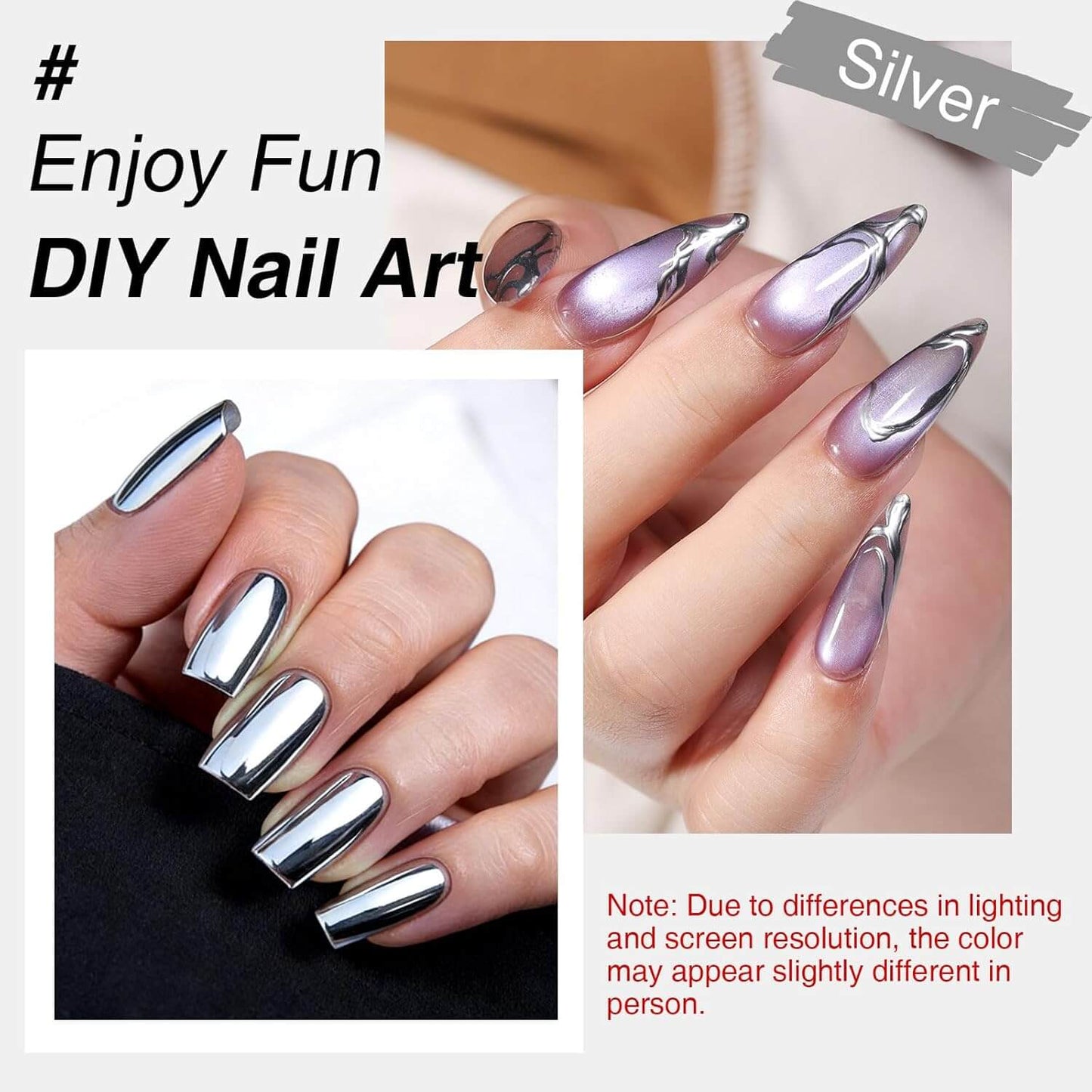 Metallic Gel Nail Polish Set