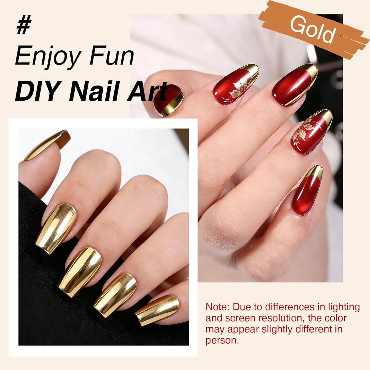 Metallic Gel Nail Polish Set