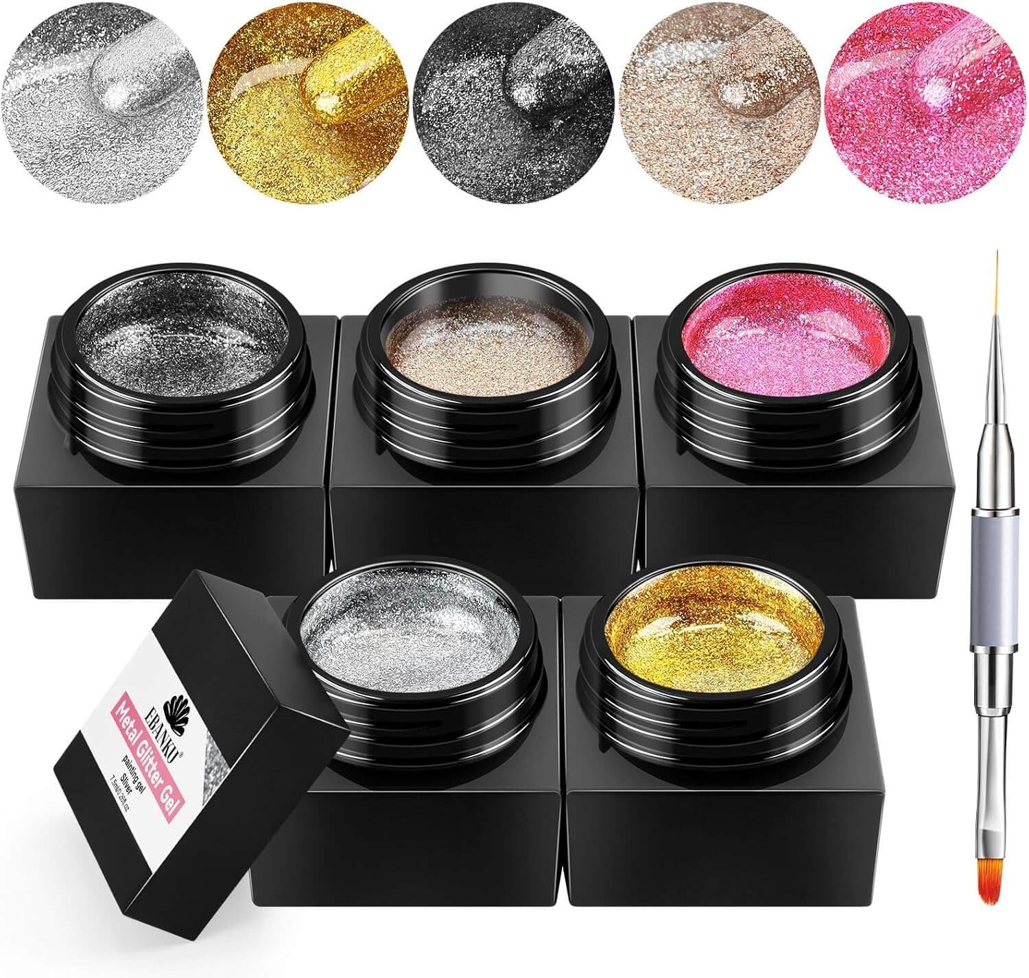 Metallic Gel Nail Polish Set - UK Store NailSala