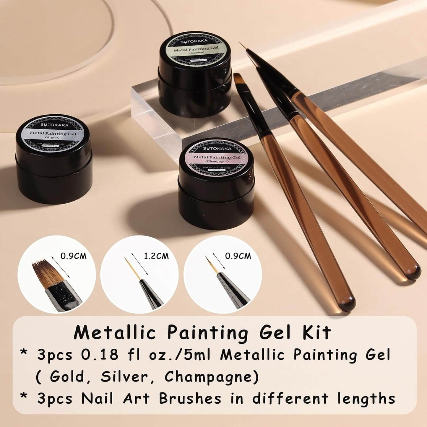 Metallic Gel Nail Polish Set NailSala