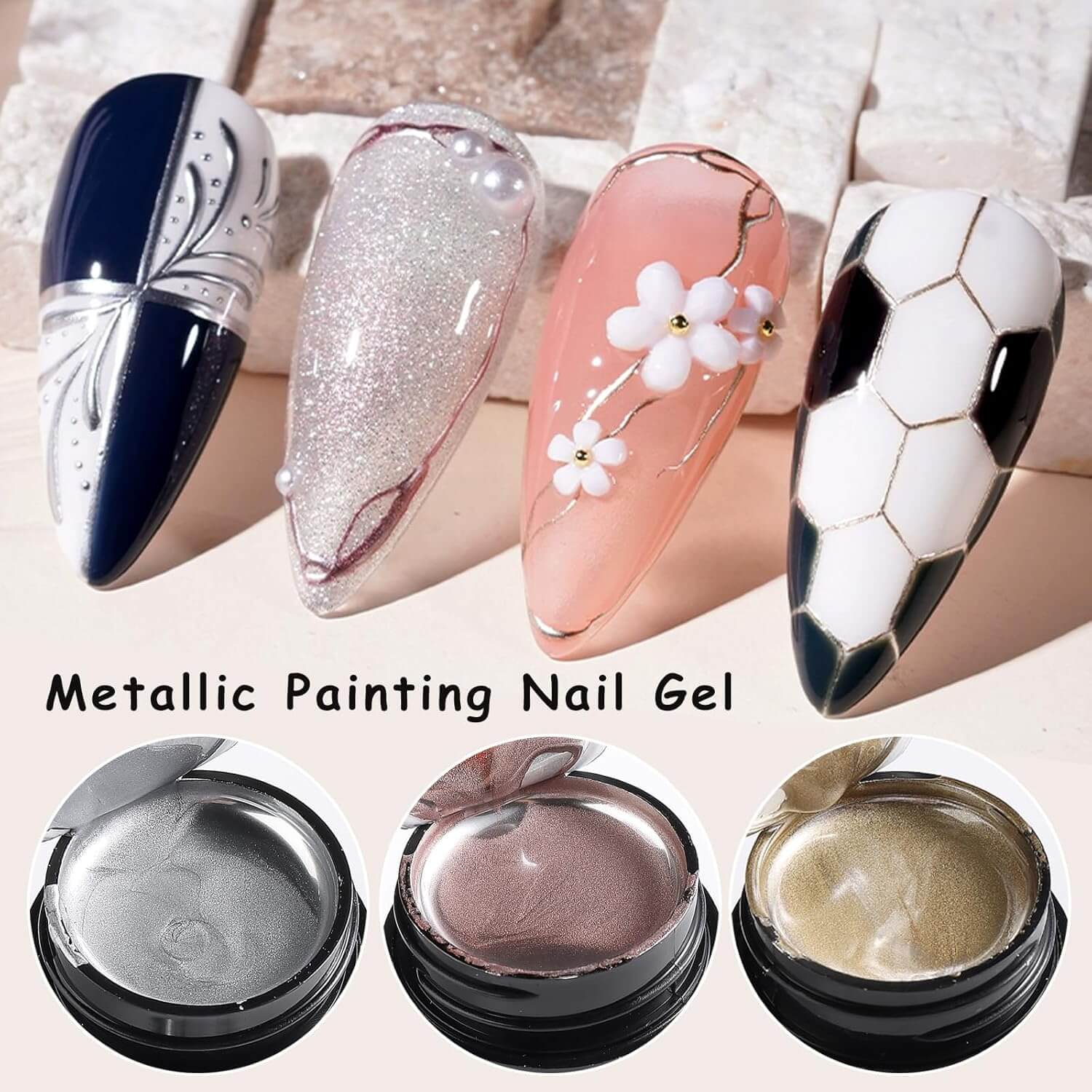 Metallic Gel Nail Polish Set NailSala