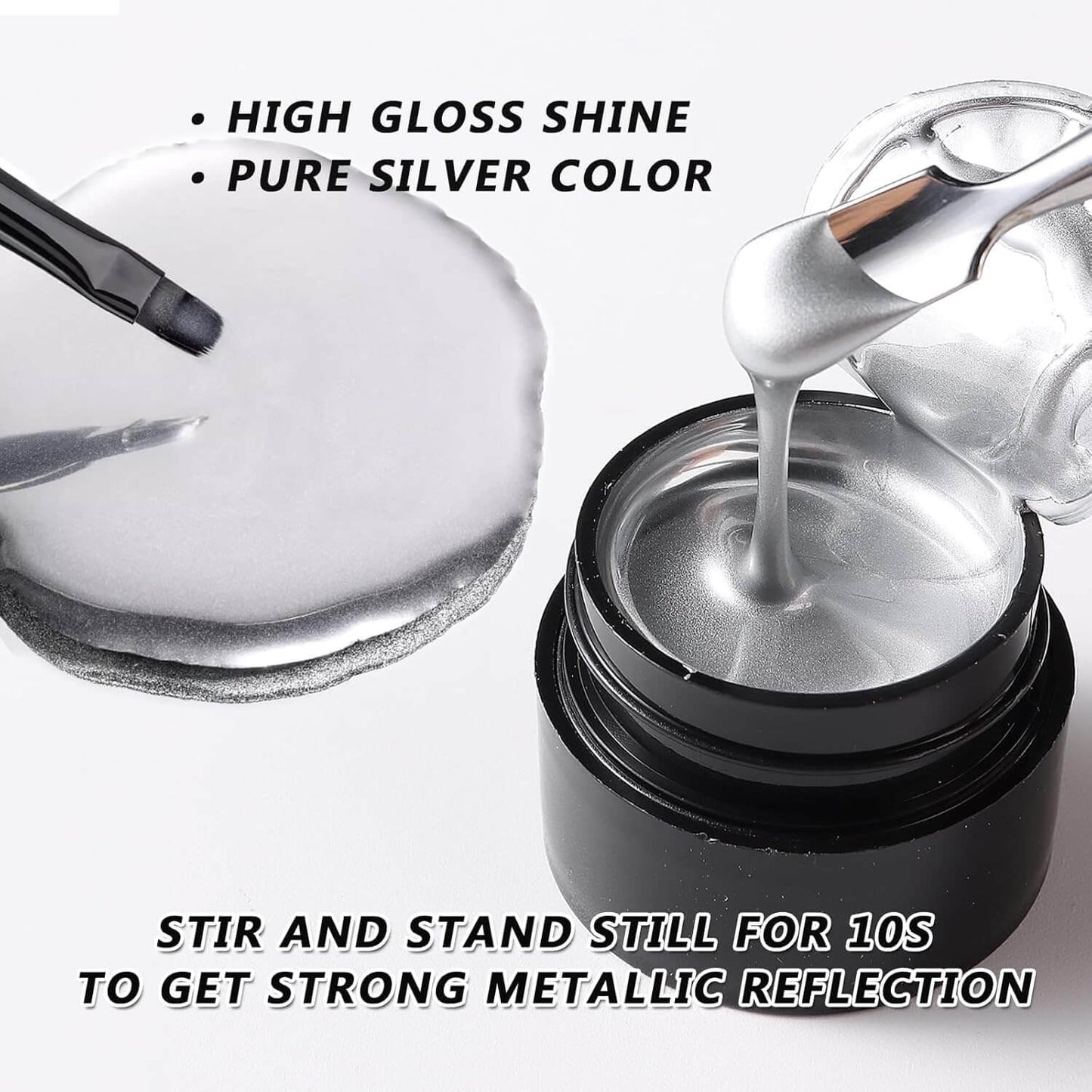Metallic Gel Nail Polish Set