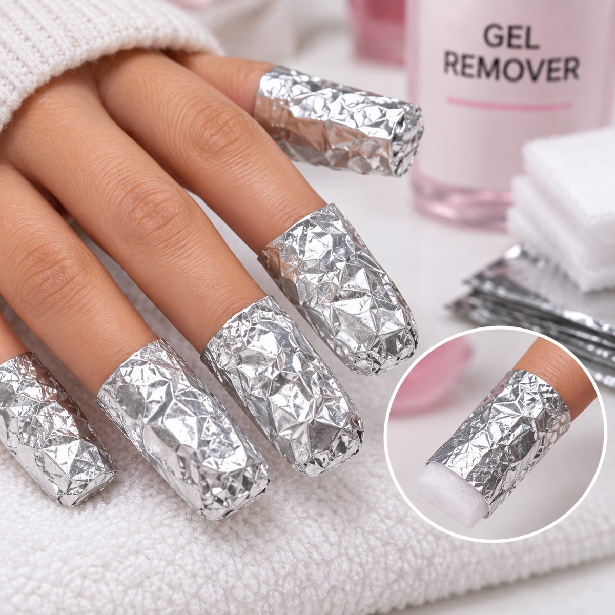 Mid-Soak Foil Wrap Application
