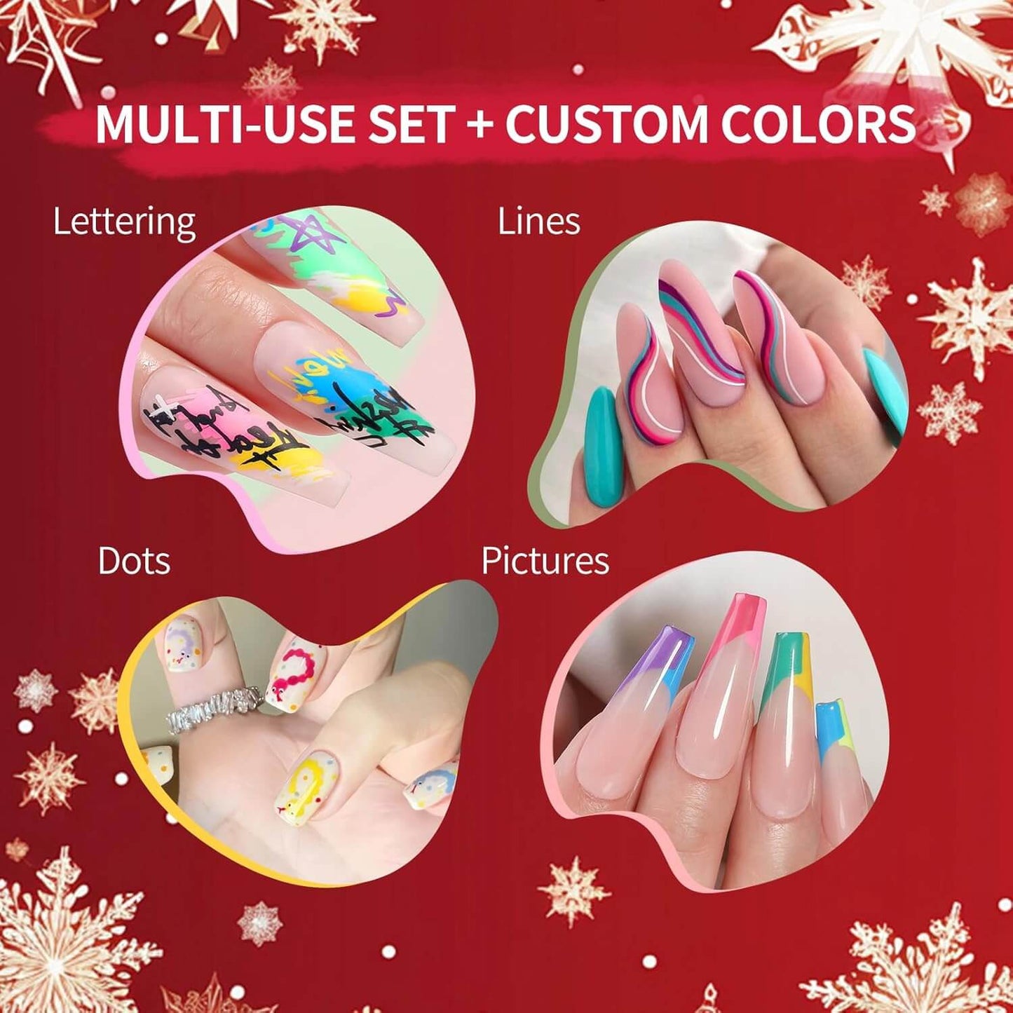 Nail Art Pens Set - 12 Colours - A Must-Have