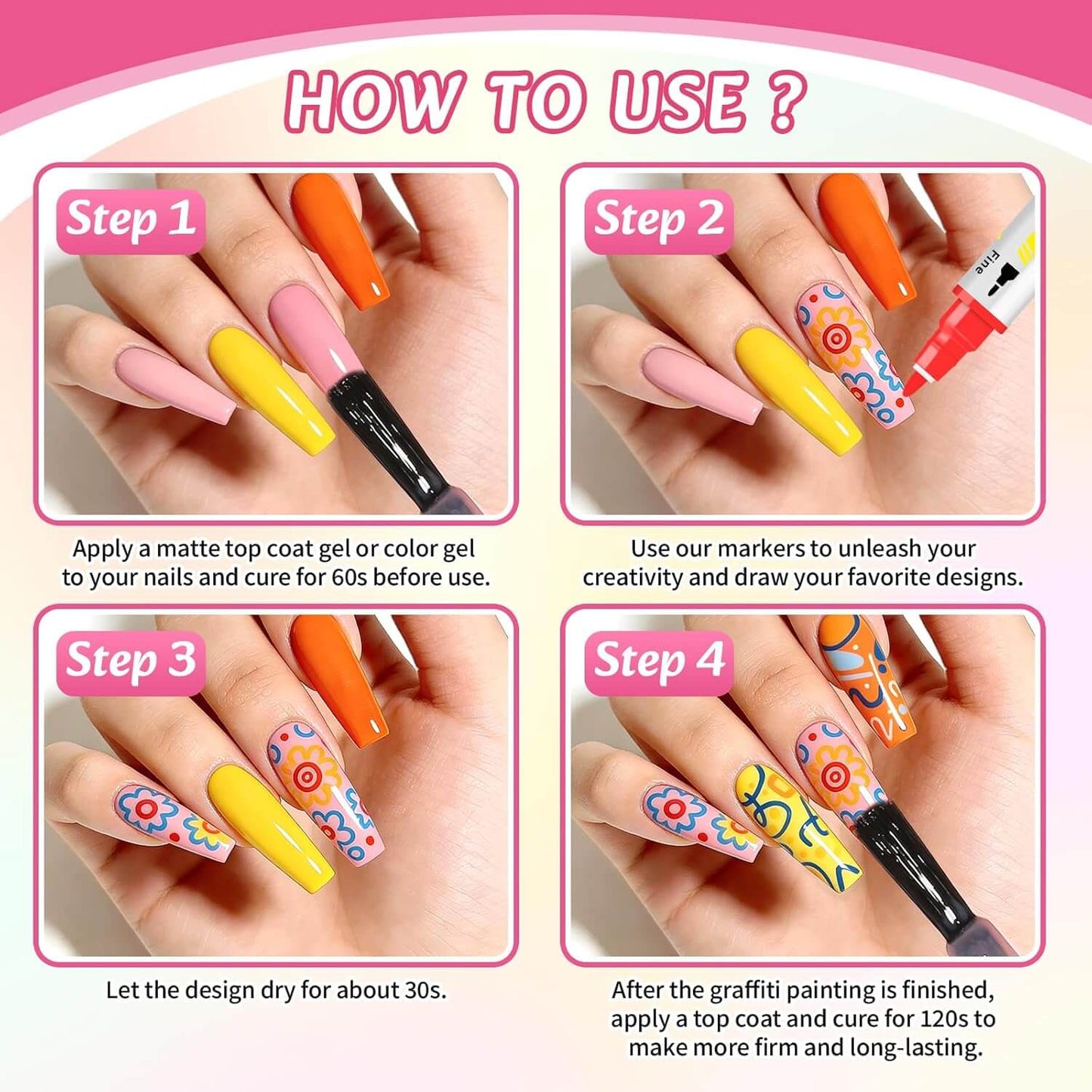 Nail Art Pens Set NailSala