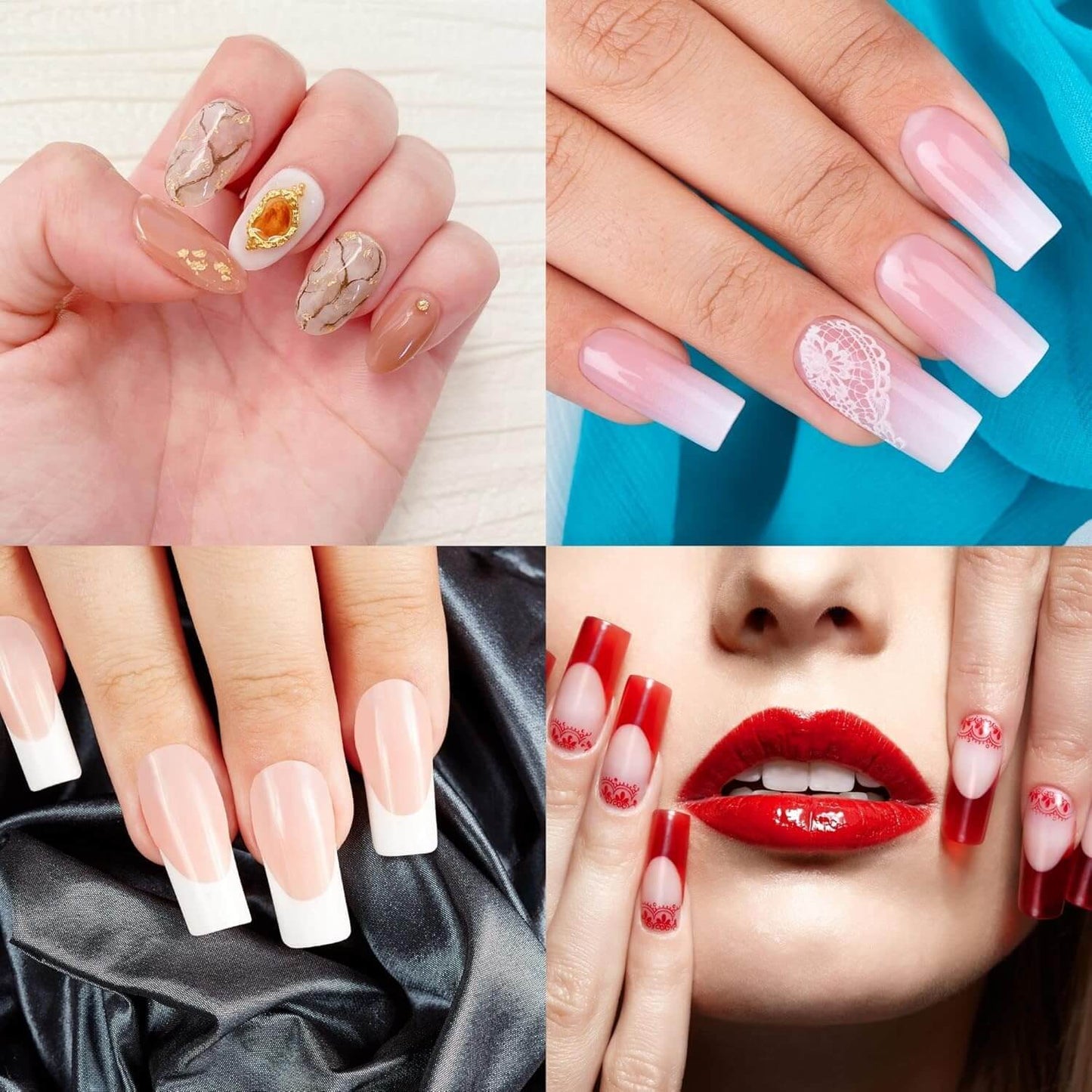 Nail Gel Extension Kit - 8 Colors All Season - UK Store NailSala