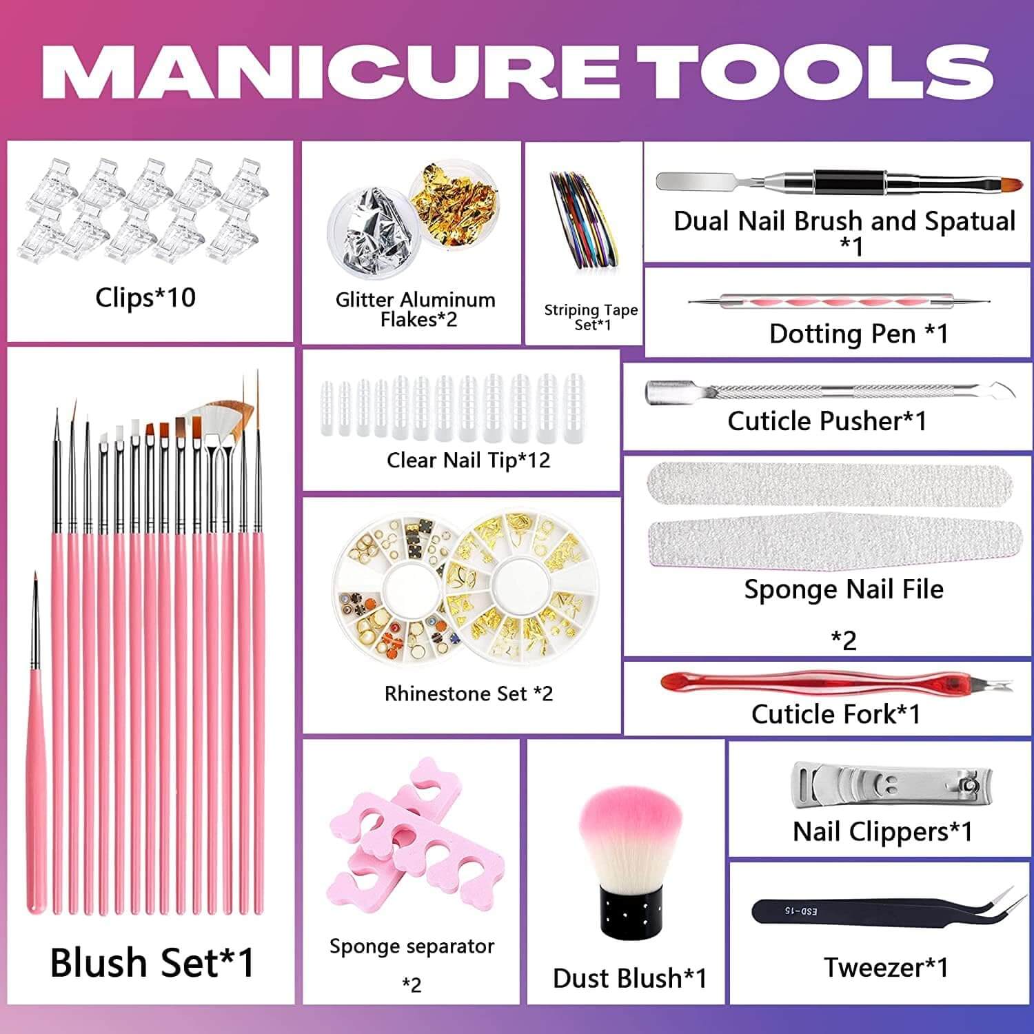 Nail Gel Extension Kit - 8 Colors All Season - UK Store NailSala