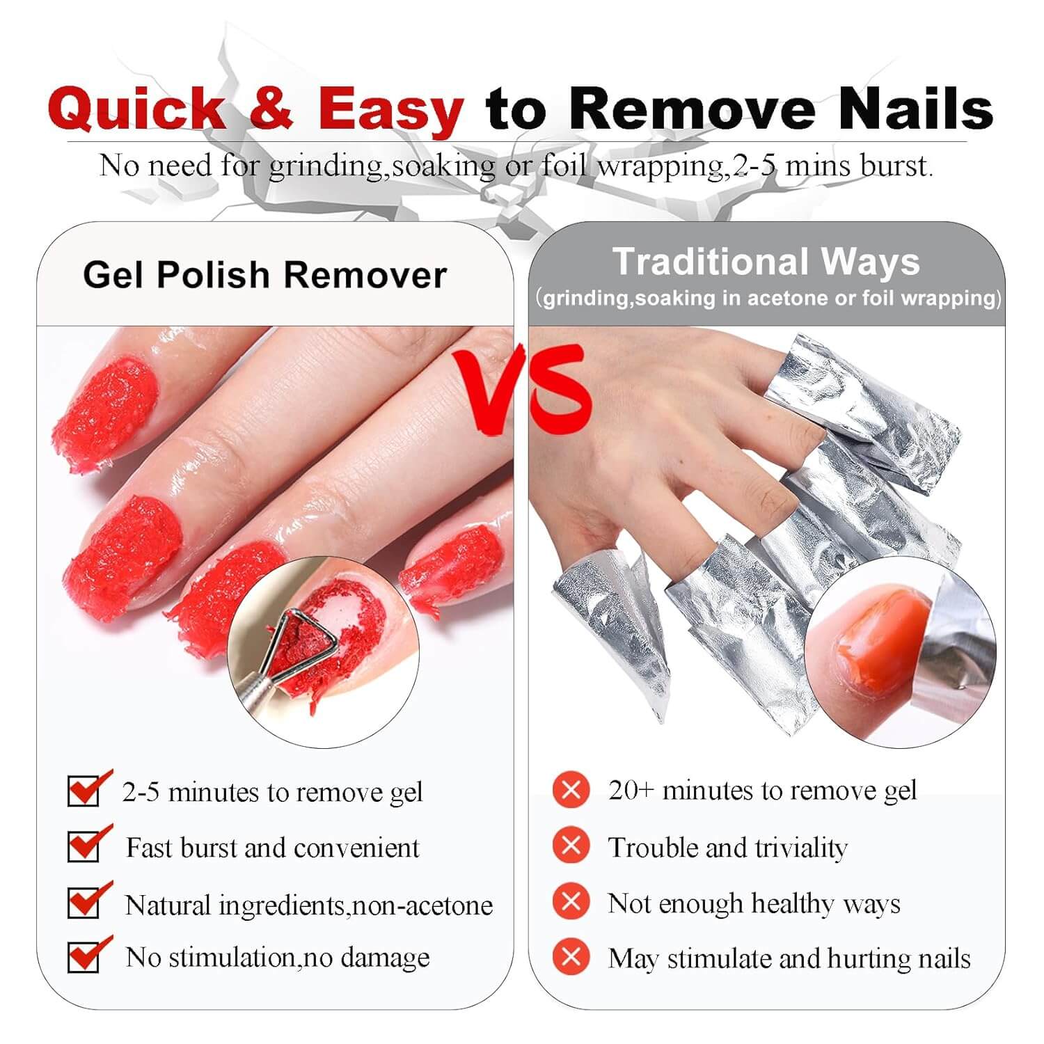 Essential Nail Gel Remover Kit for Quick Gel Removal - NailSala