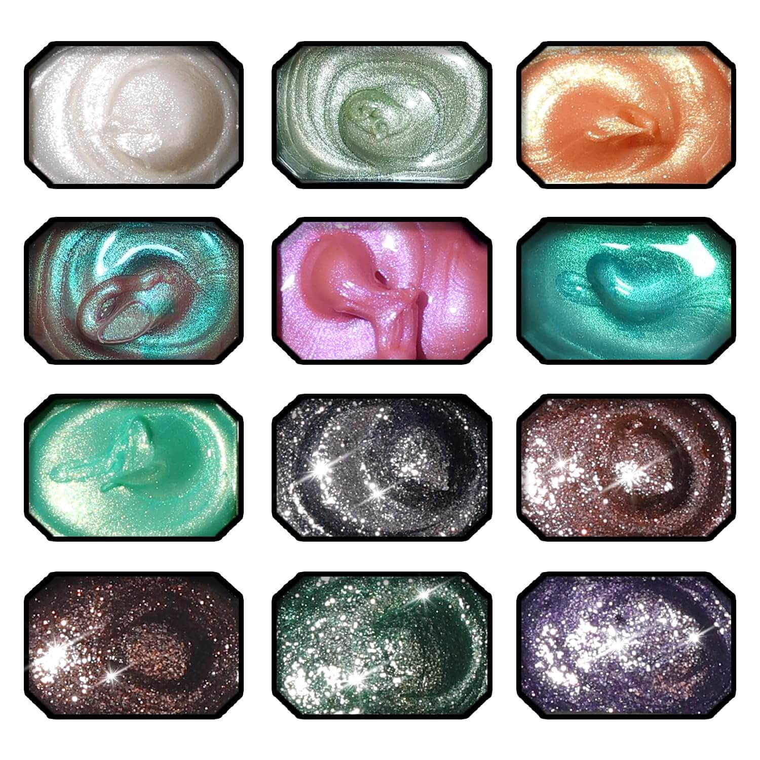 Ombre Gel Palette - 12 Colors NailSala