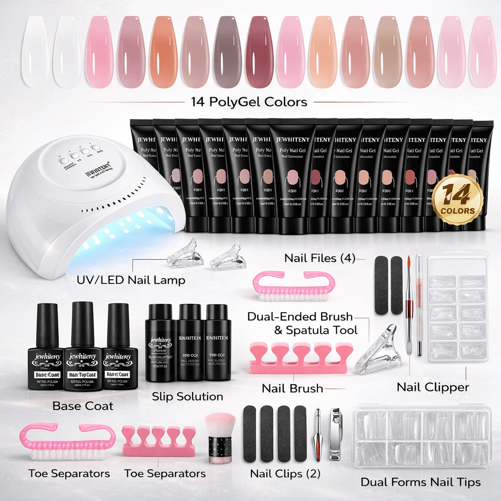 Poly Gel Nail Extension Kit 14 Colors NailSala