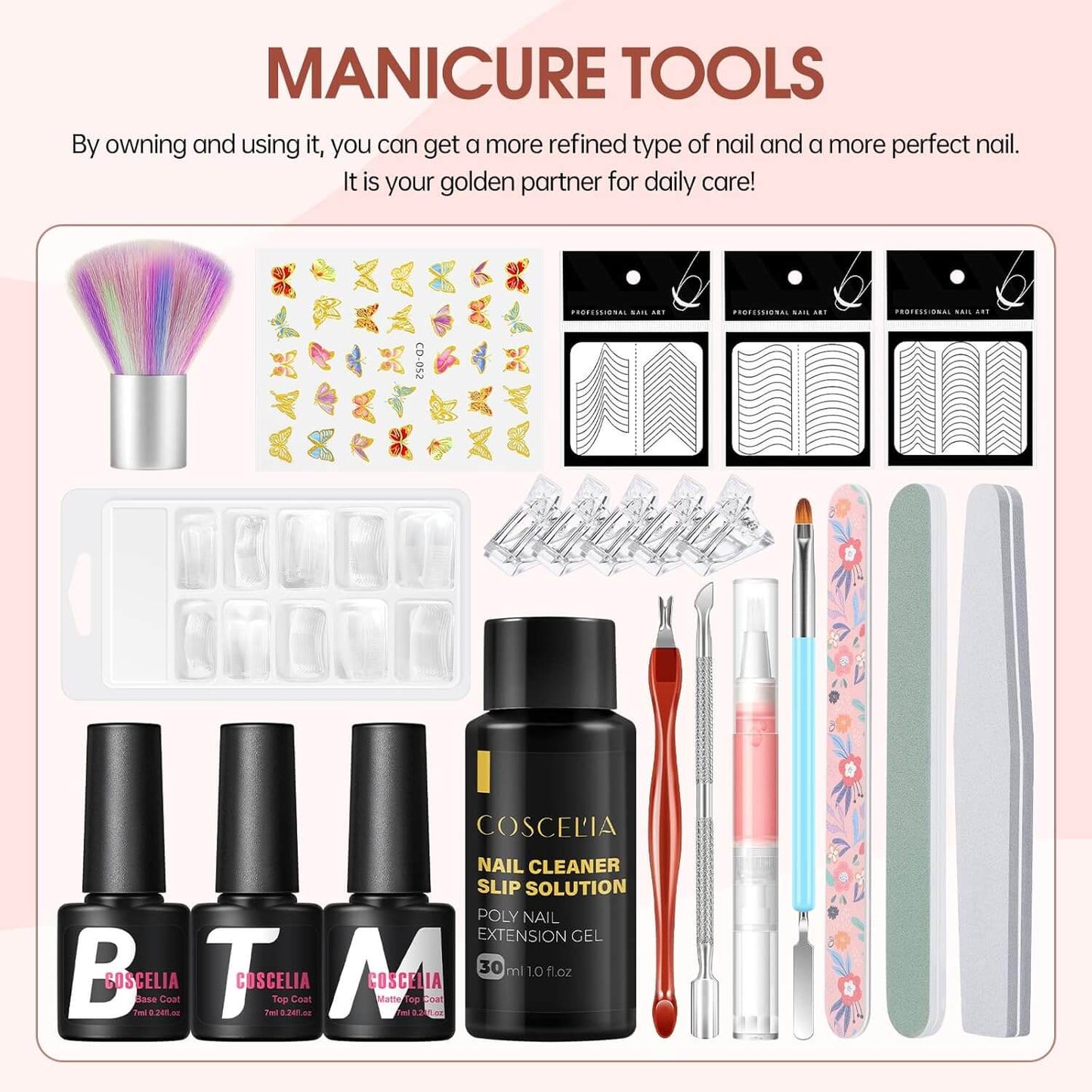 Poly Gel Nail Extension Kit - 15 Colors | UK Store - NailSala