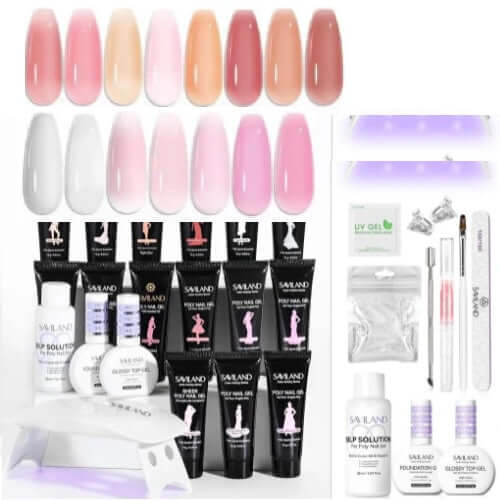 Poly Gel Nail Extension Kit - 15 Colors NailSala