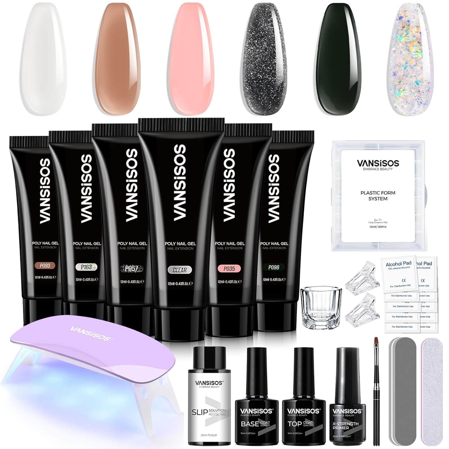 Poly Gel Nail Extension Kit – 6 Colors NailSala