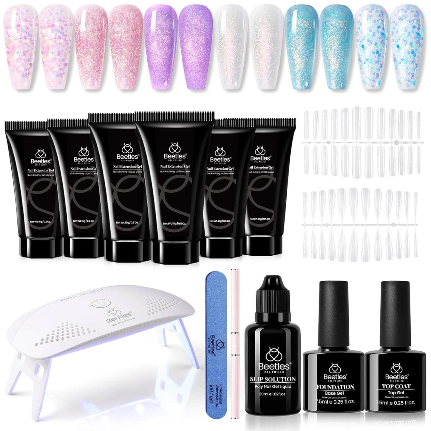 Poly Gel Nail Extension Kit – 6 Colors NailSala