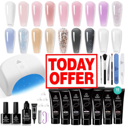 Poly Gel Nail Extension Kit 🔥 Only Today 🔥 18/22 Colours