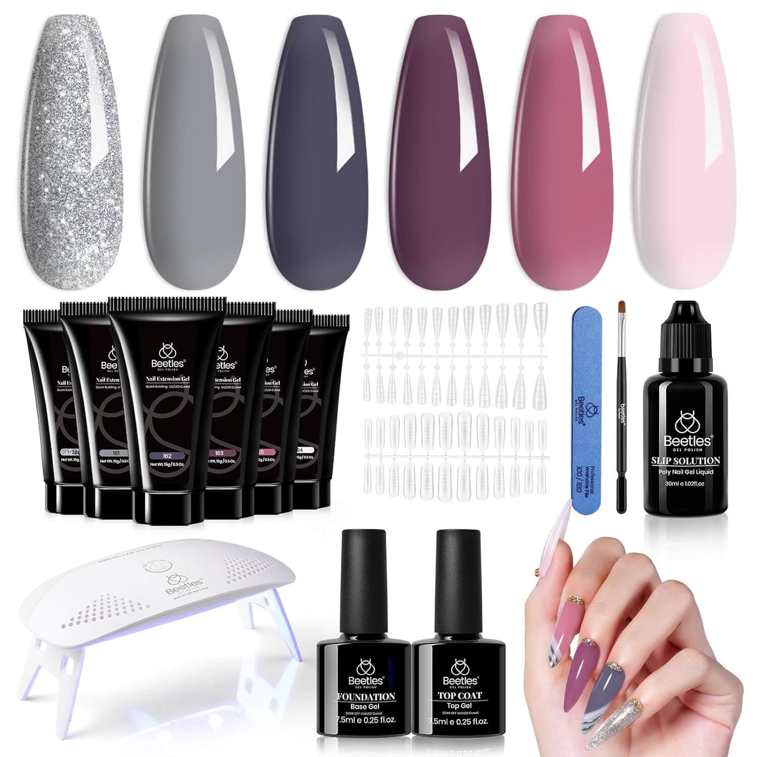 Poly Gel Nail Extension Kit - Winter Collection - NailSala