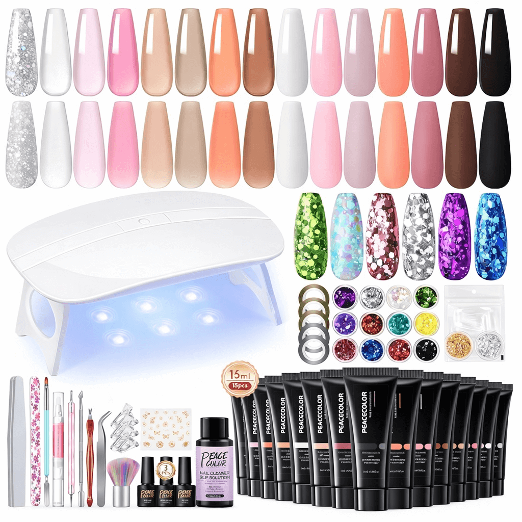 Poly Gel Nail Kit - 15 Colors - UK Store NailSala