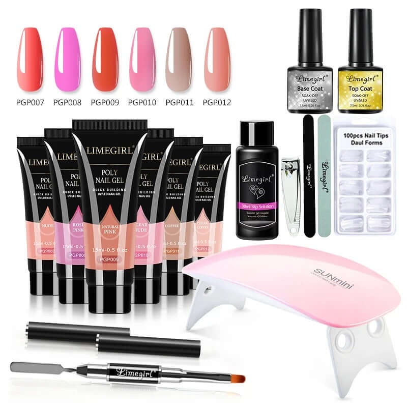 Poly Nail Gel Extension Kit - 6 Colours 🔥Today's CRAZY Deal🔥 - NailSala