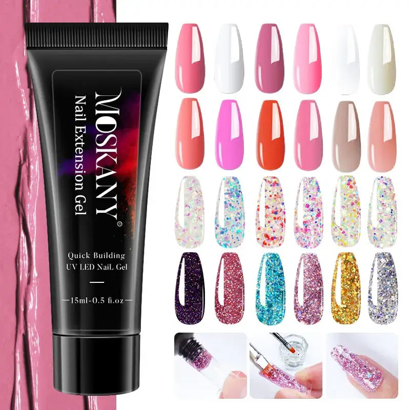 Poly Nail Gel Extension Kit - 6 Colours 🔥Today's CRAZY Deal🔥 - NailSala
