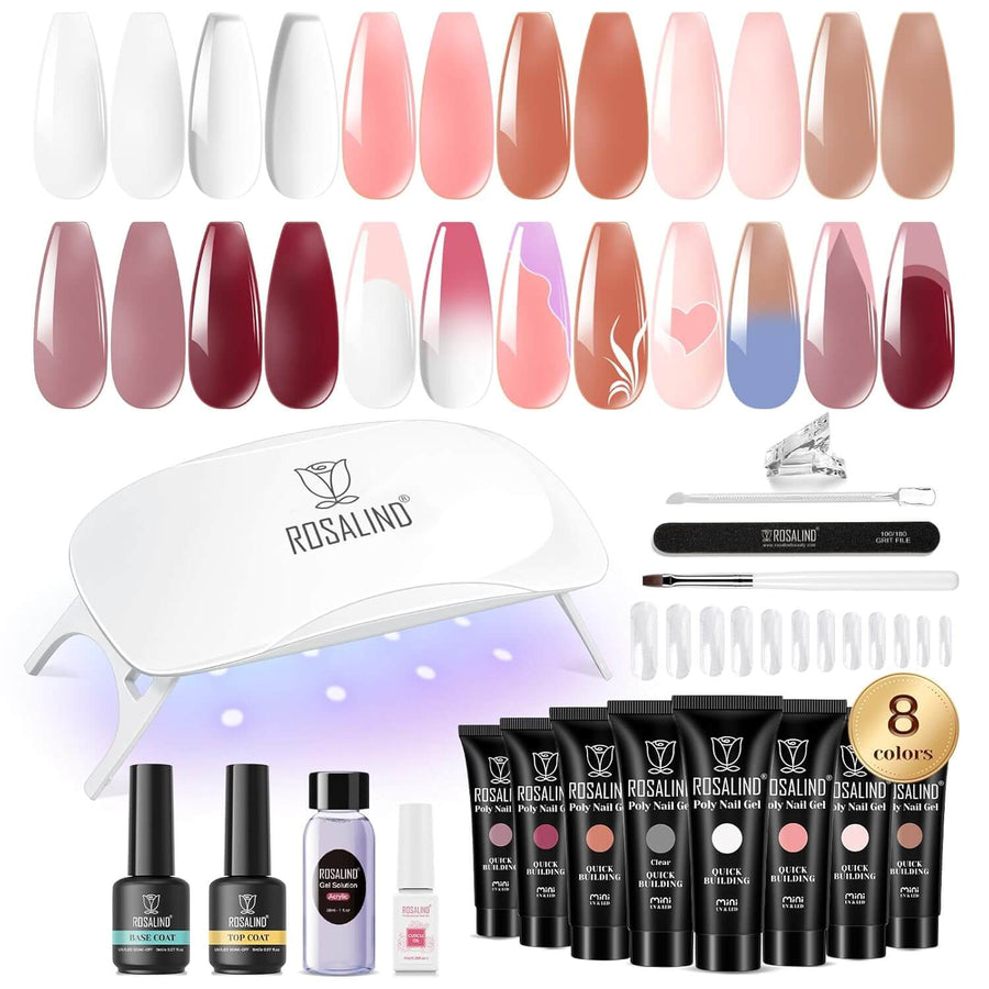 Poly Nail Gel Kit - 8 Colors NailSala