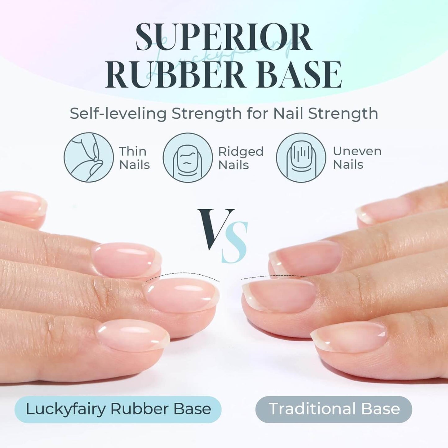 Rubber Base & Top Coat - 2Pcs NailSala