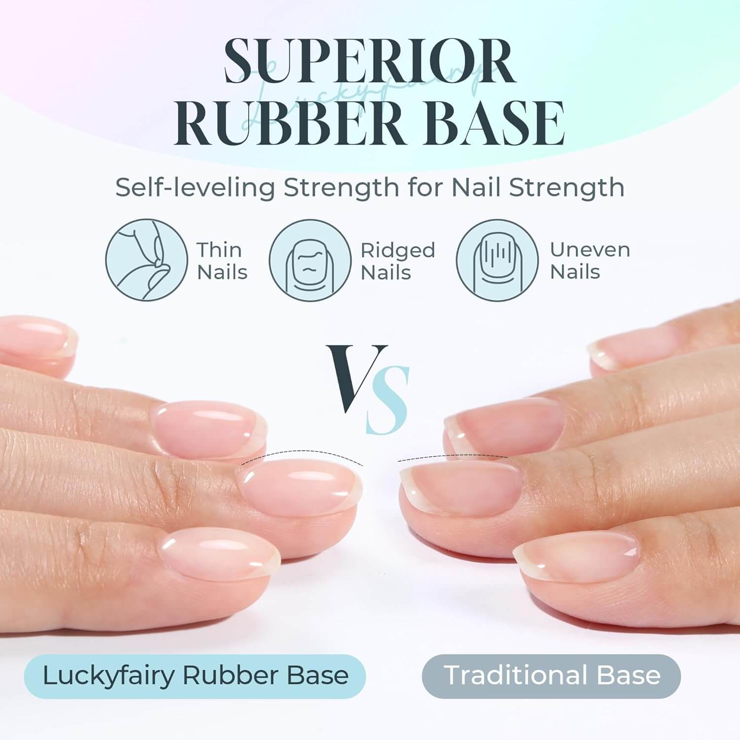 Rubber Base & Top Coat - 2Pcs NailSala