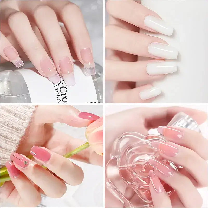 Poly Gel Nail Extension Kit - 20 Vibrant Colors - LooksCulture
