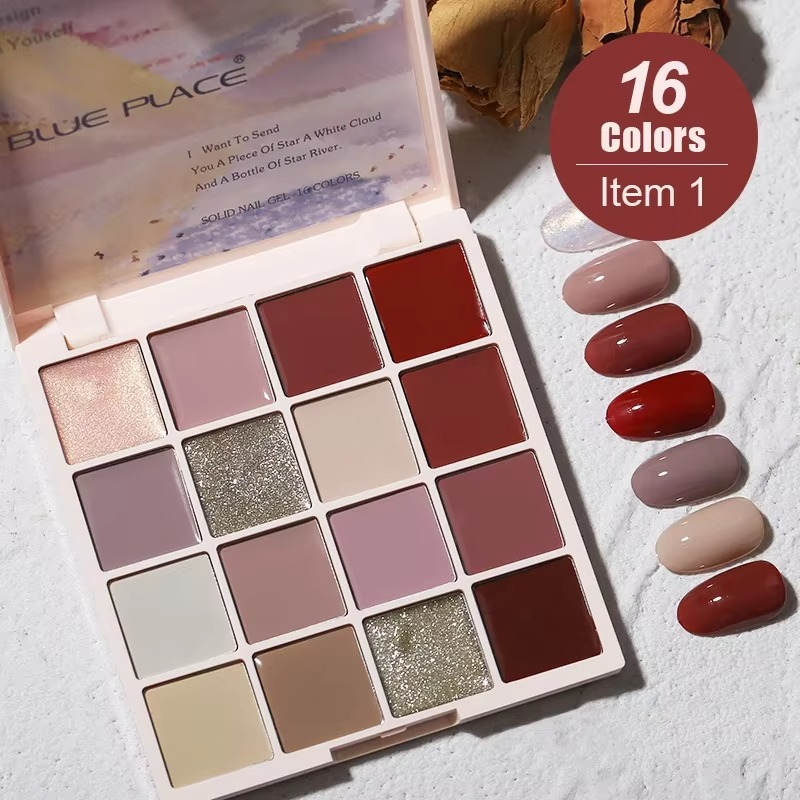 Solid Gel Polish - 16 Colors - Global