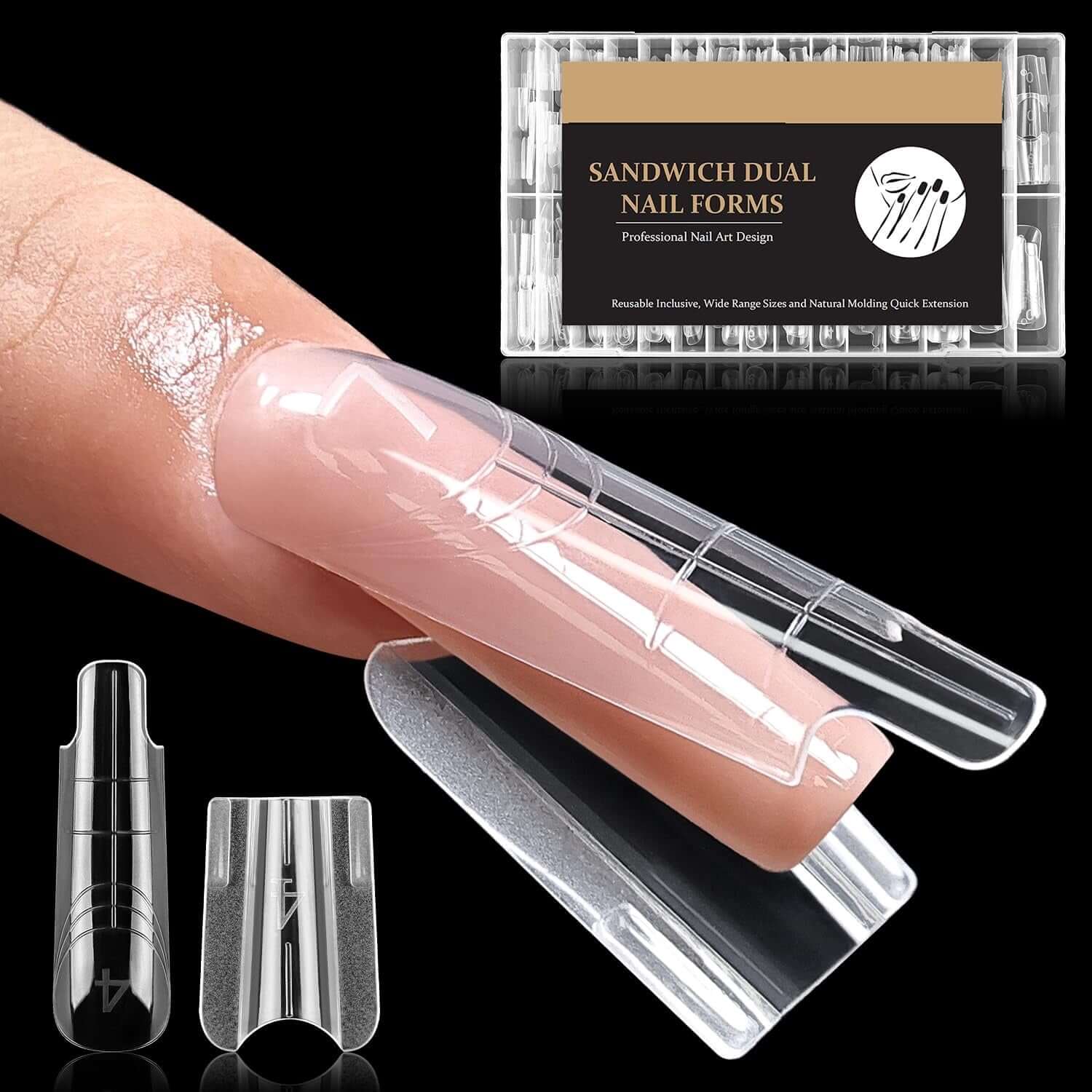 Sandwich Nails Dual Forms - 250 Pcs NailSala