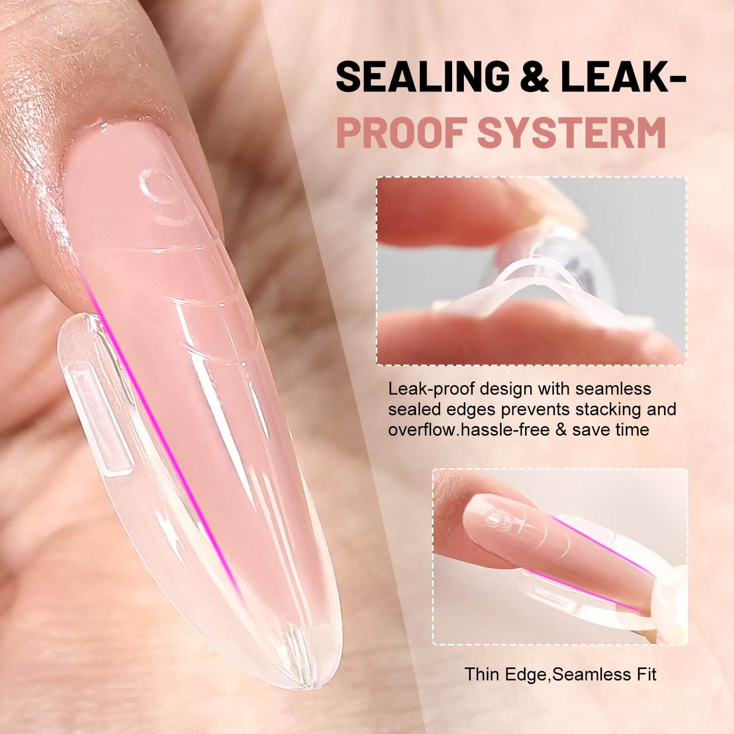 Sandwich Nails Dual Forms - 250 Pcs NailSala