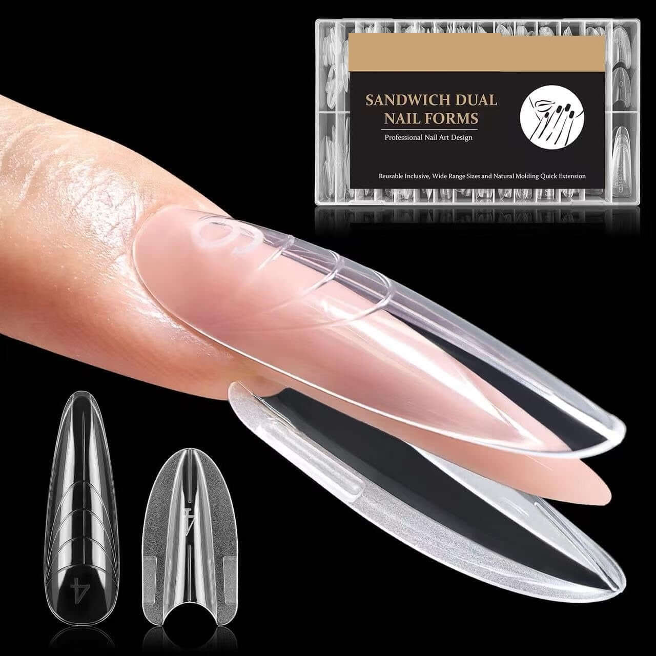 Sandwich Nails Dual Forms - 250 Pcs NailSala
