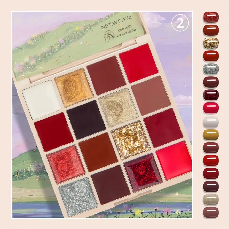 Solid Gel Polish - 16 Colors - Global