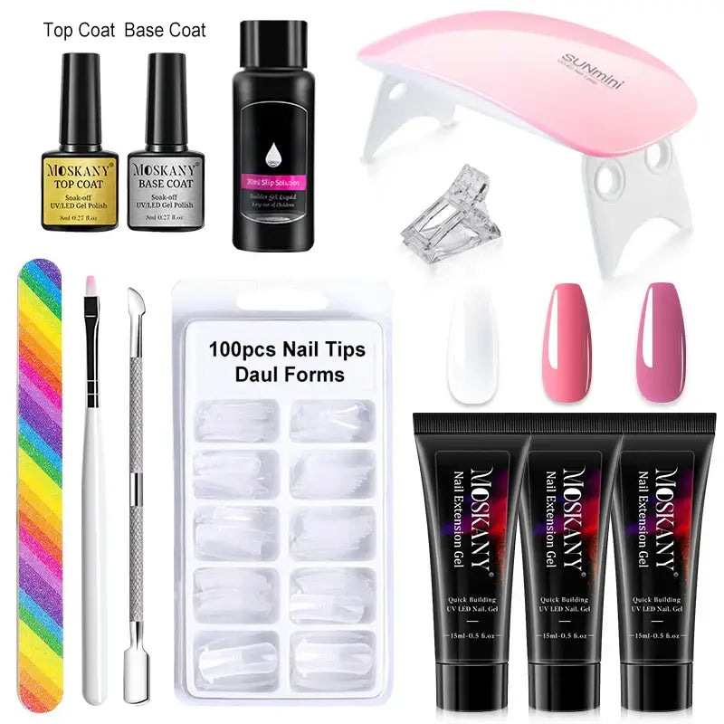 Poly Nail Gel Extension Kit - 6 Colours 🔥Today's CRAZY Deal🔥 - NailSala
