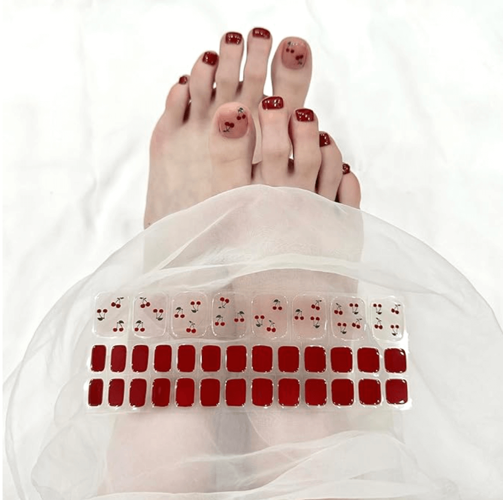 Semi Cured Gel Nail Strips 34 Pcs Glitter Collection NailSala