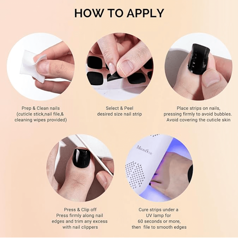 Semi Cured Gel Toe Nail NailSala