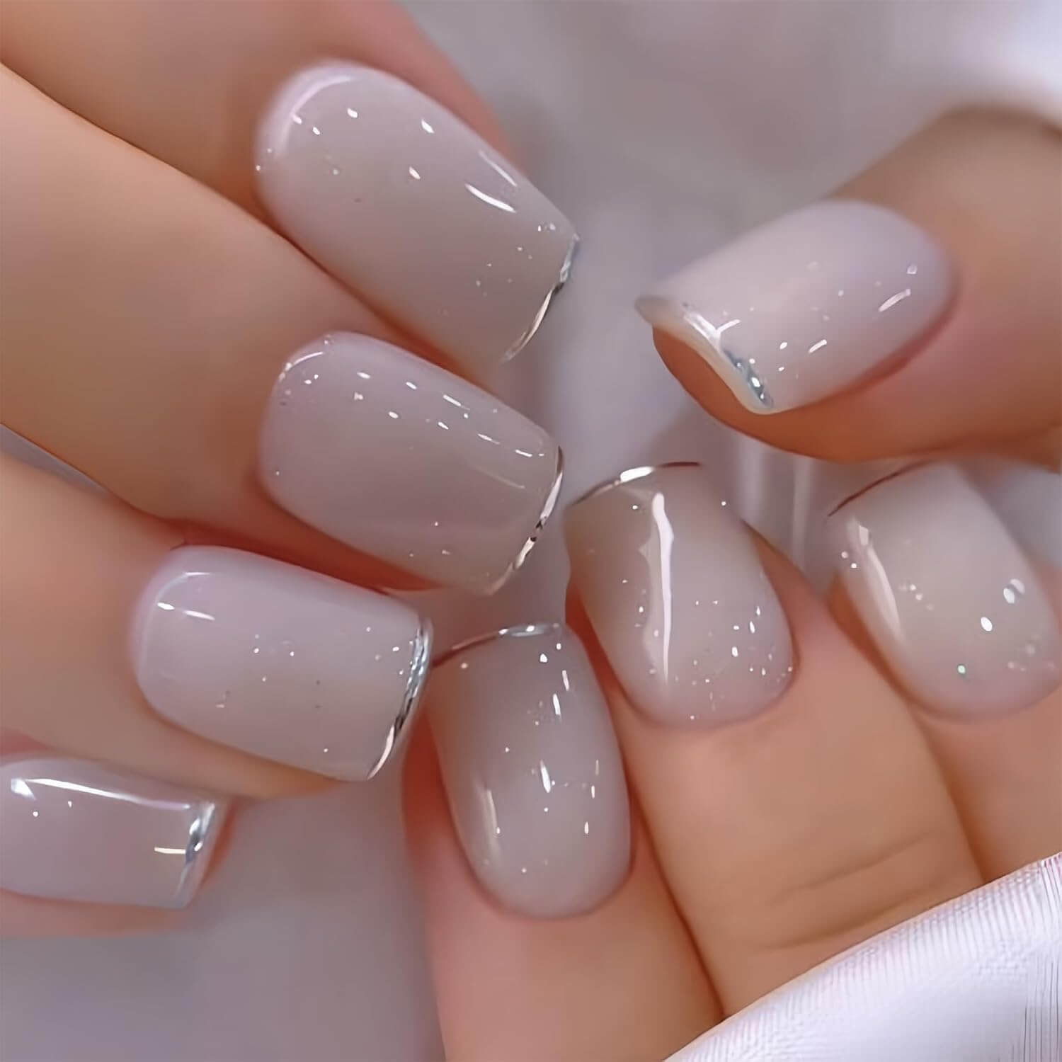 Short Square Press on Nails/24Pcs NailSala