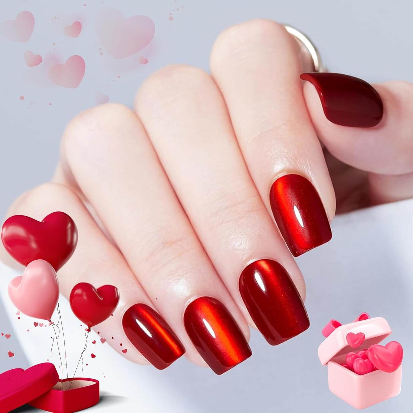 Short Square Press on Nails/24Pcs NailSala