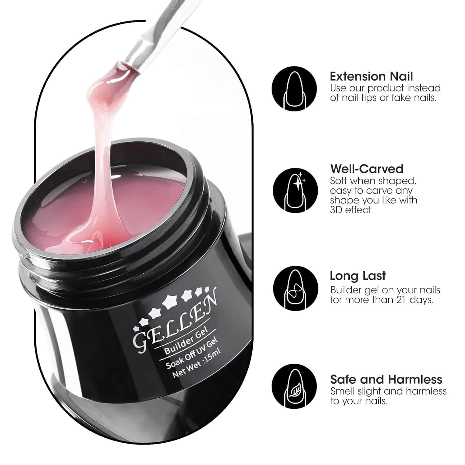 Soft Builder Gel - 4 Colors - Global NailSala