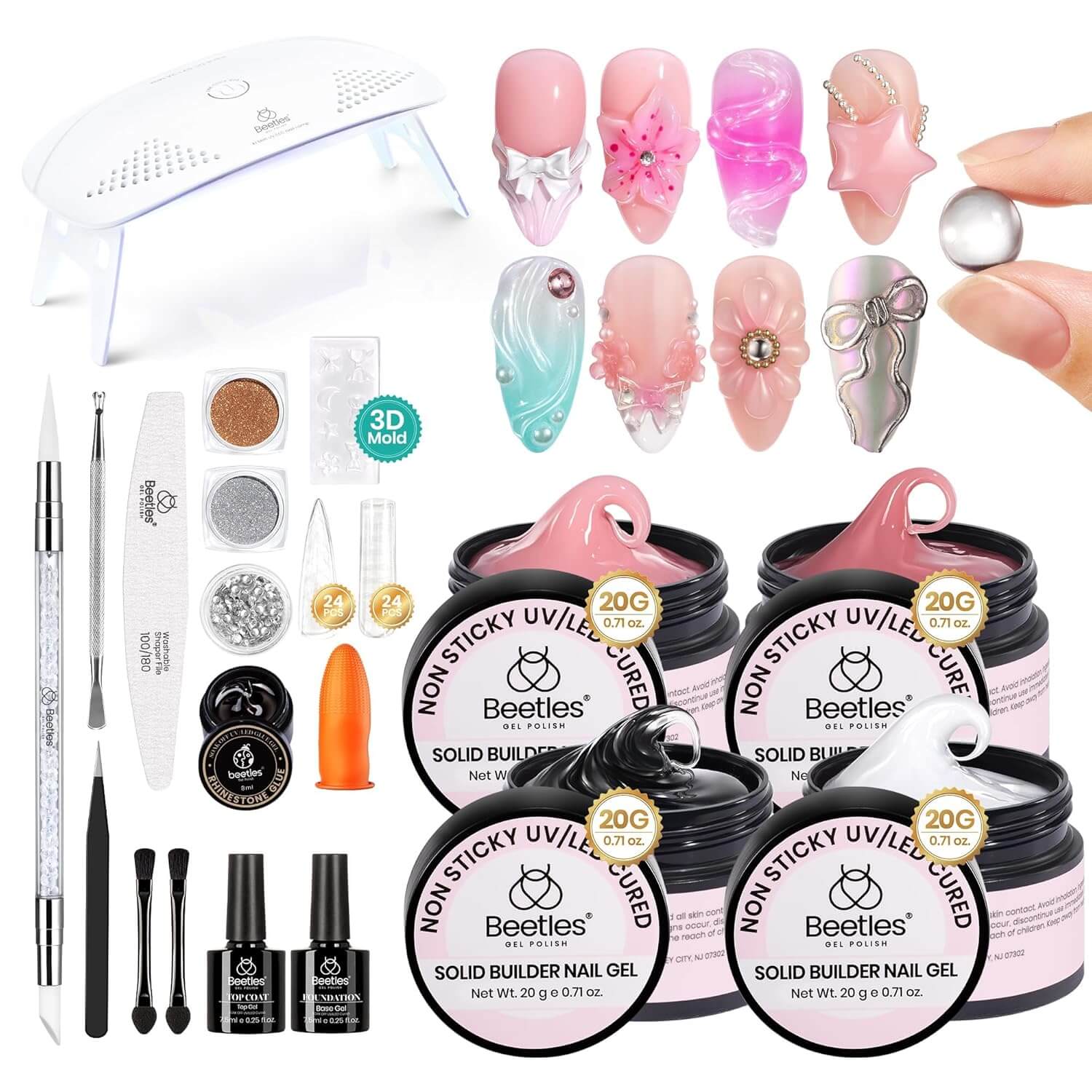 Solid Builder Gel Kit - Perfect for Stunning Nails – NailSala