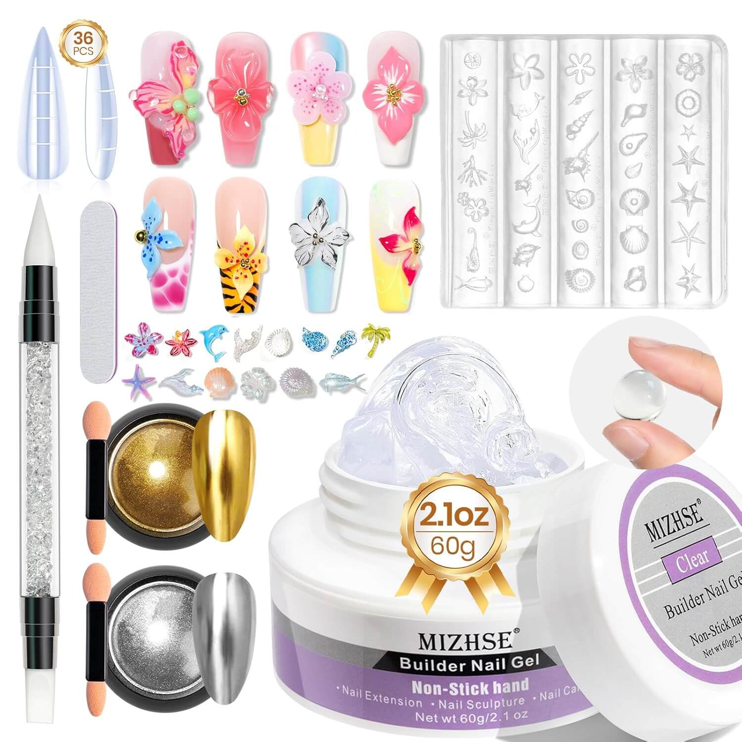Solid Builder Gel Kit - Perfect for Stunning Nails – NailSala