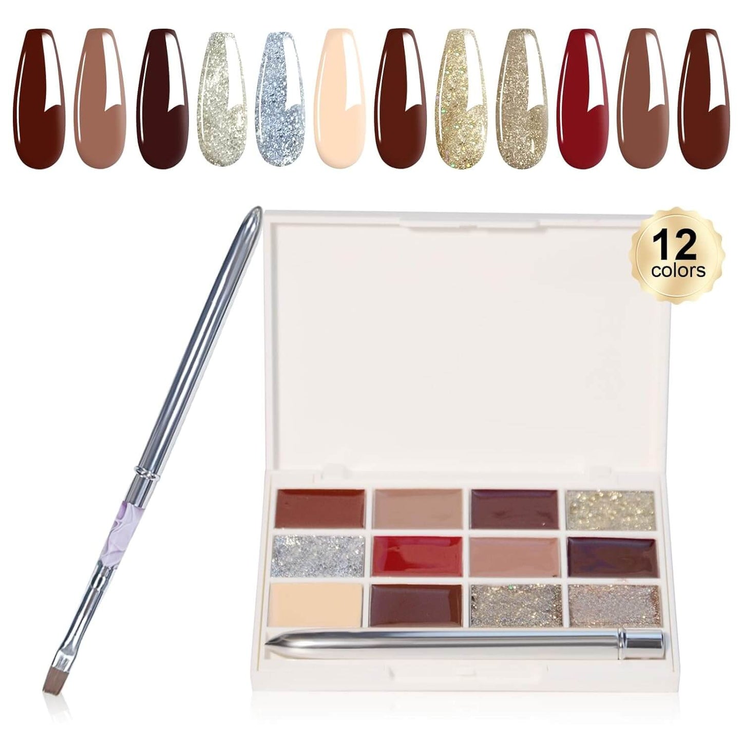 Solid Gel Polish 💜 12 Colors 🔥 Don't miss NailSala