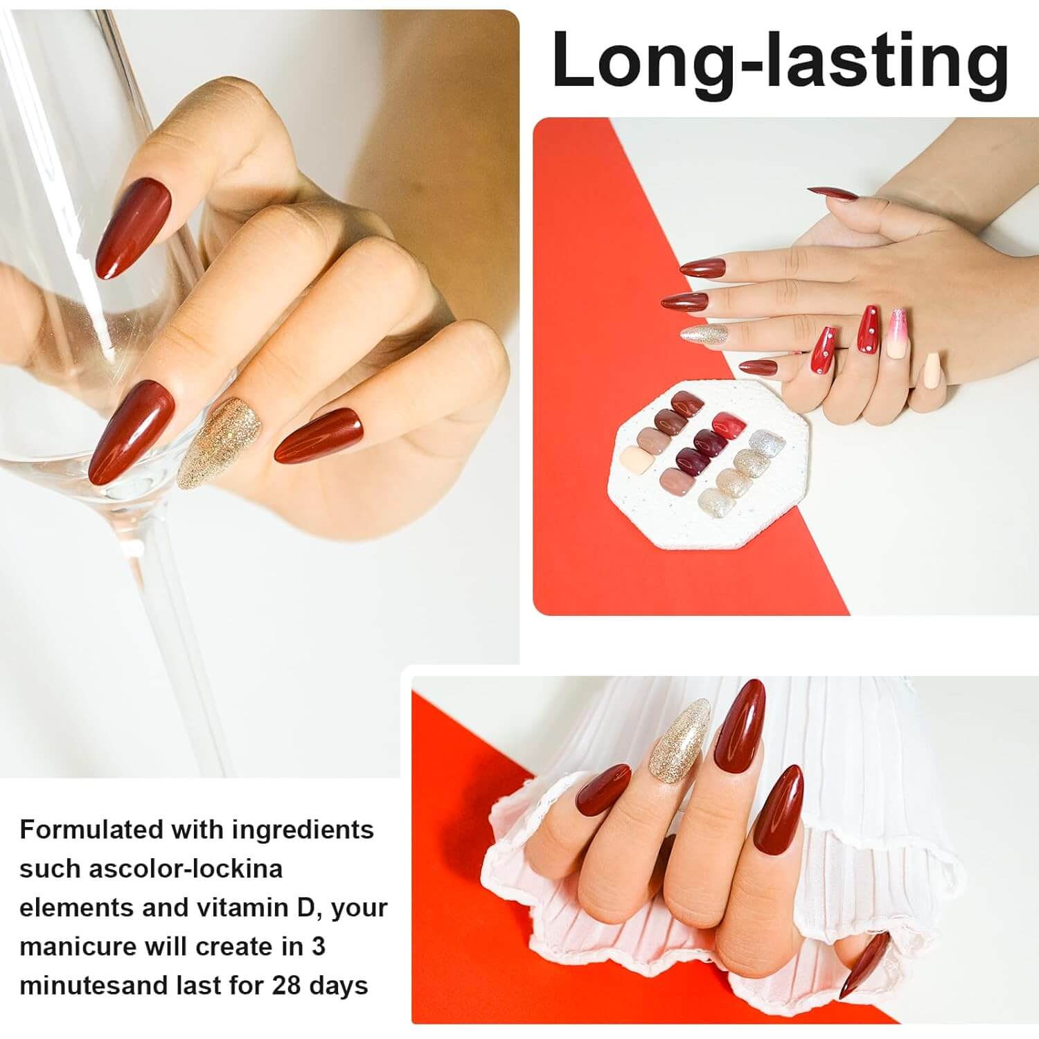 Solid Gel Polish 💜 12 Colors 🔥 Don't miss NailSala