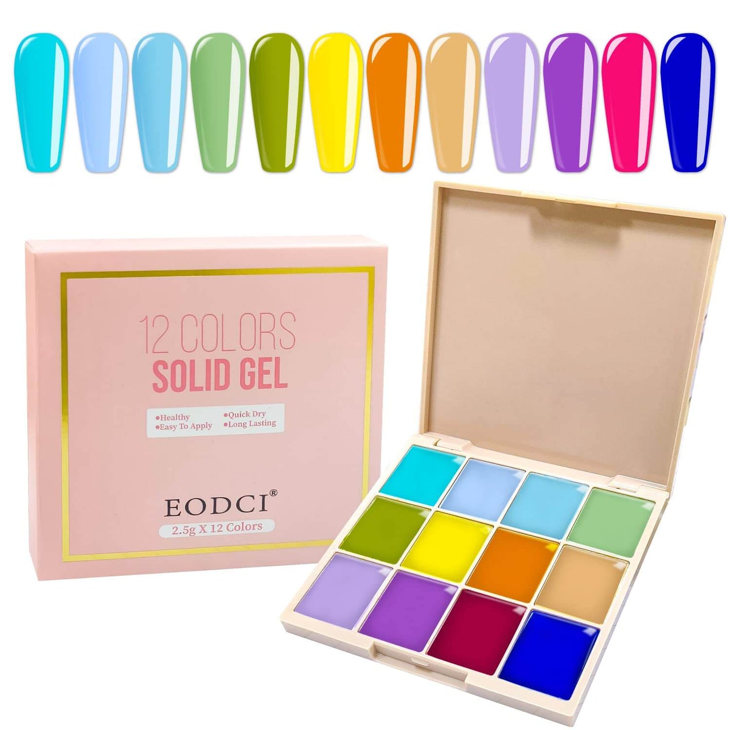 Solid Gel Polish 💜 12 Colors 🔥 Don't miss NailSala