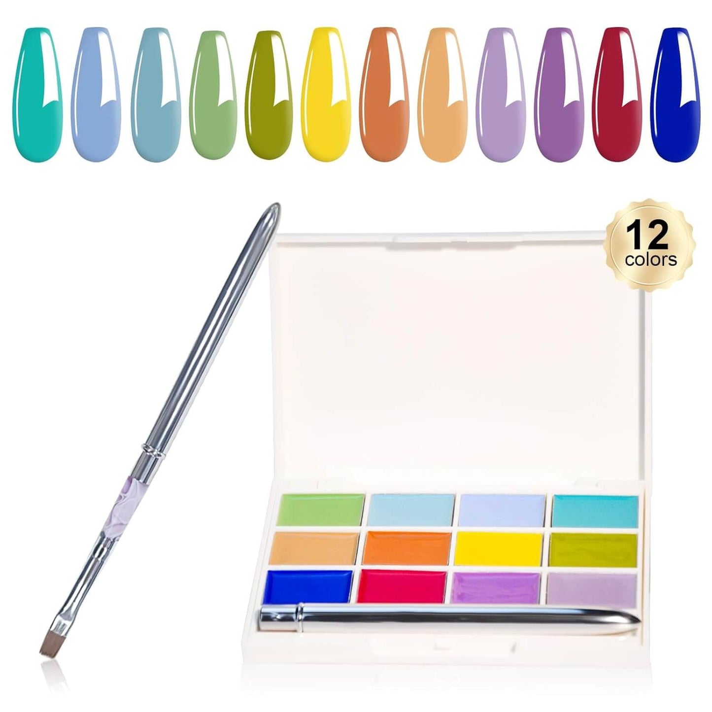 Solid Gel Polish 💜 12 Colors 🔥 Don't miss NailSala