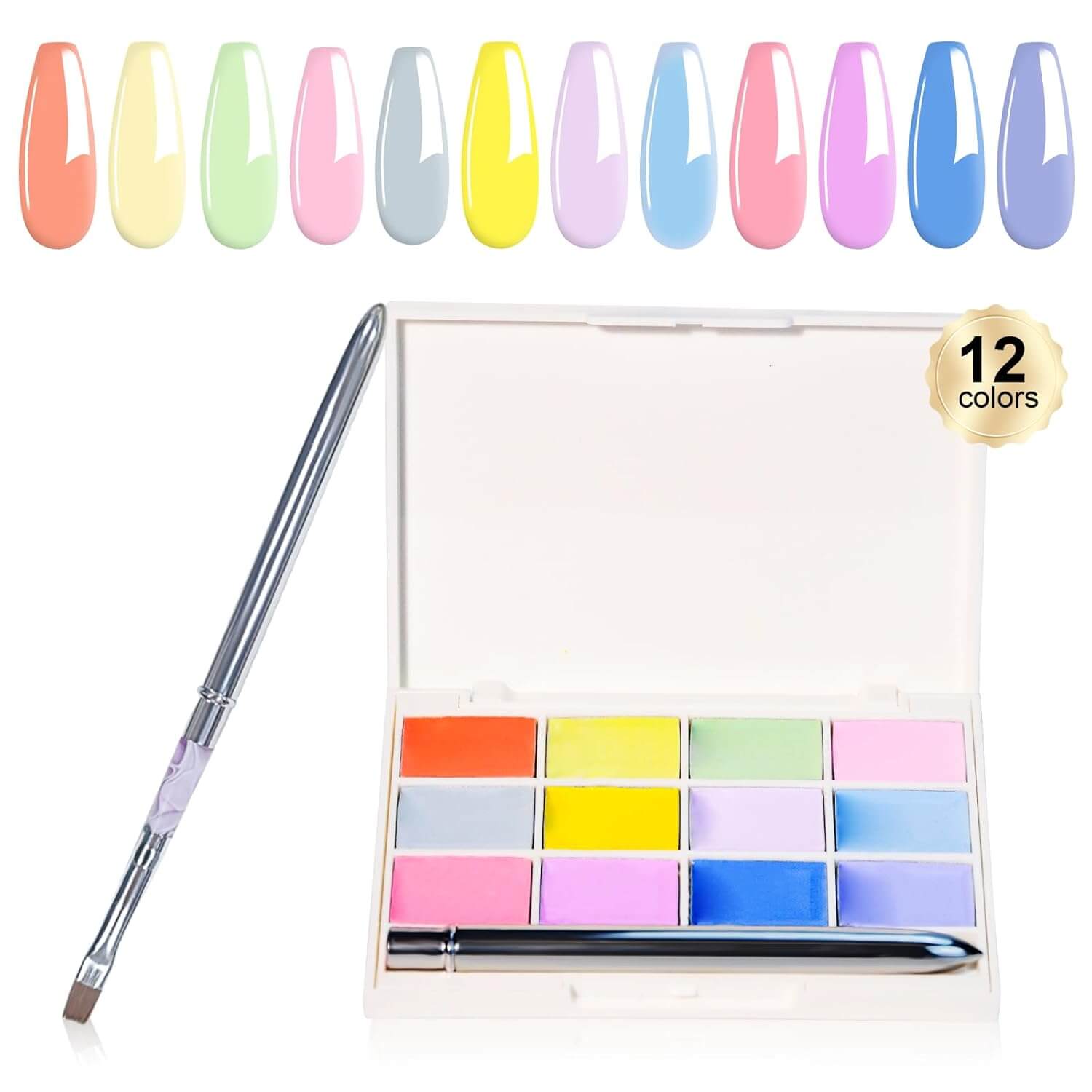 Solid Gel Polish 💜 12 Colors 🔥 Don't miss NailSala