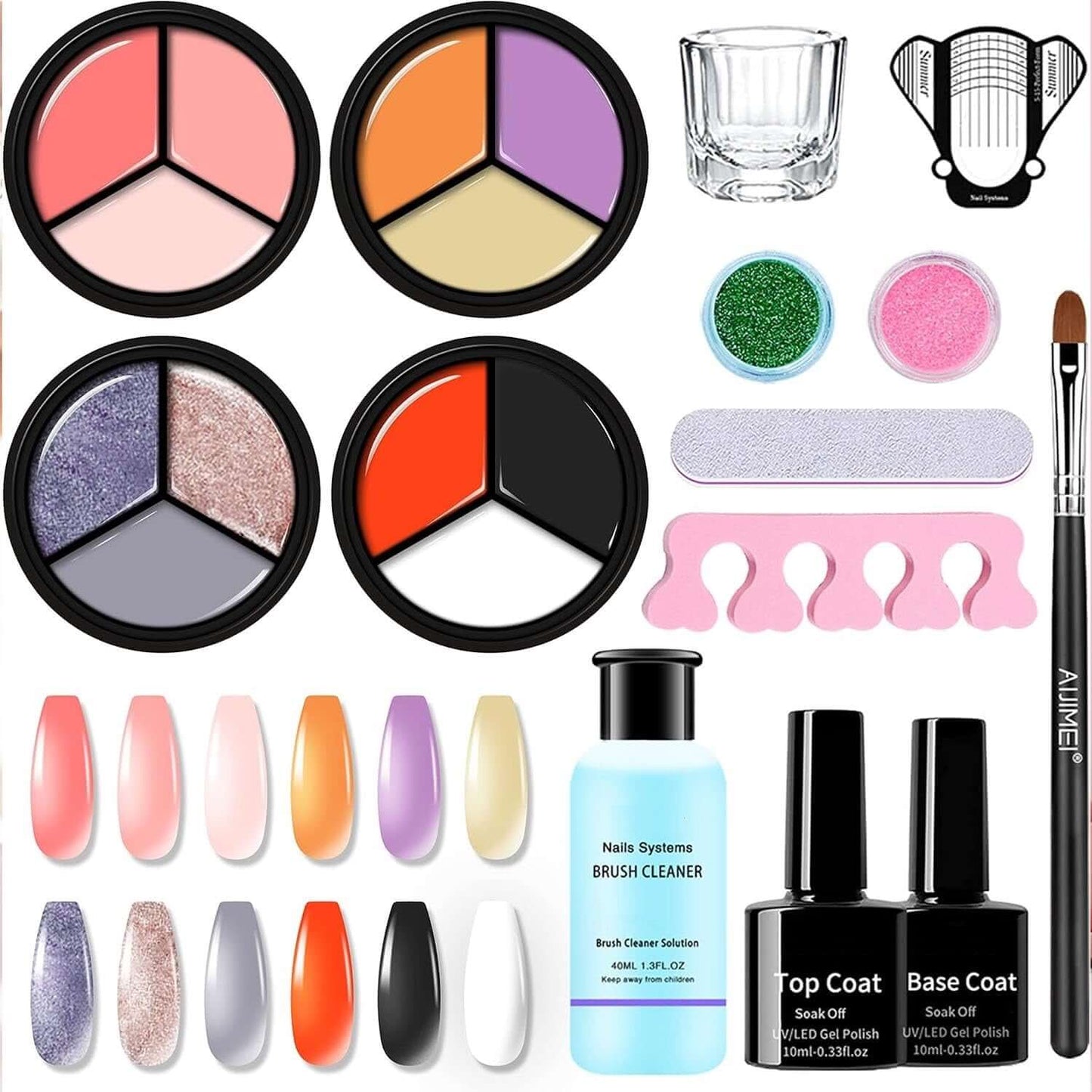 Solid Gel Polish 💜 12 Colors 🔥 Don't miss NailSala