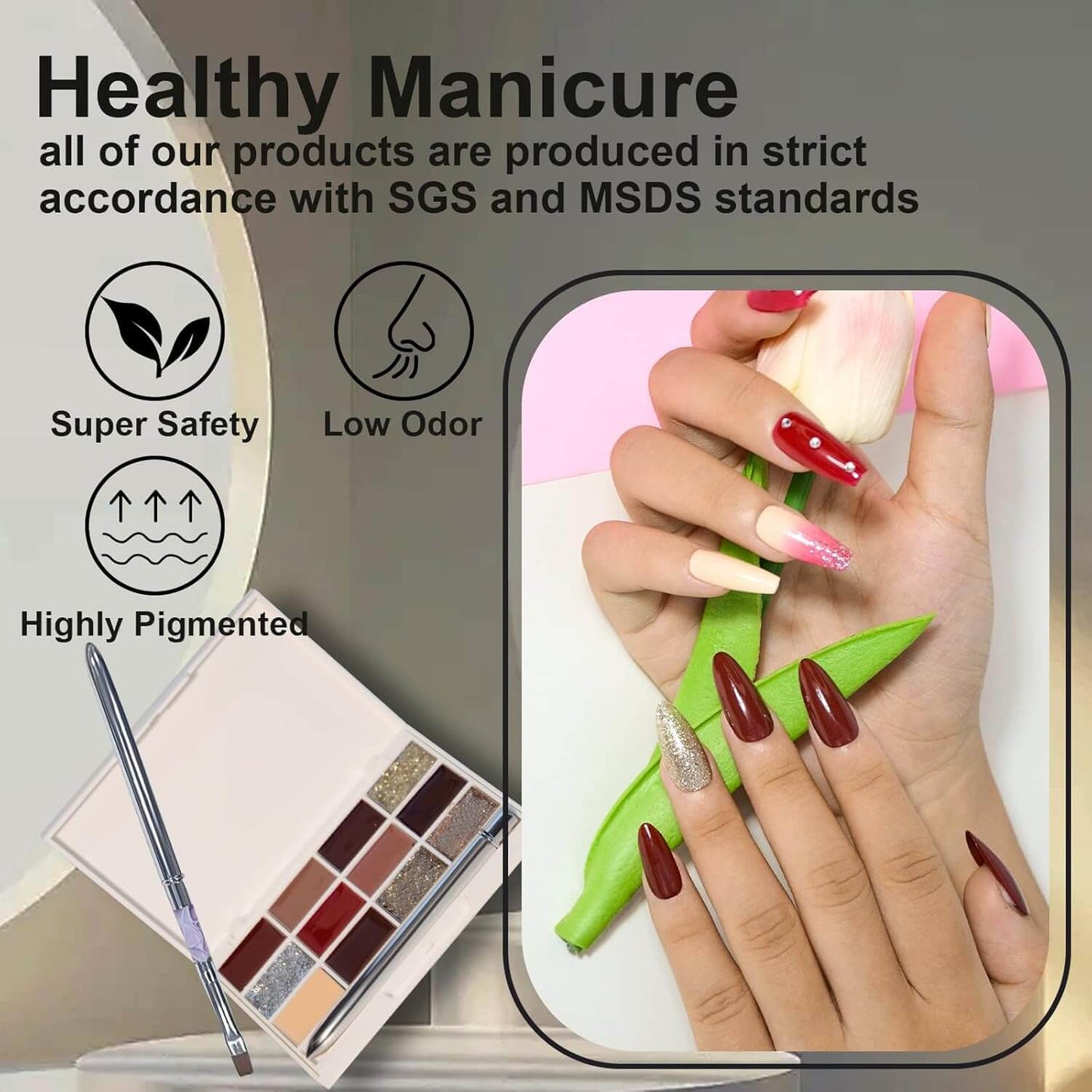 Solid Gel Polish - 9 Colors - PHL NailSala